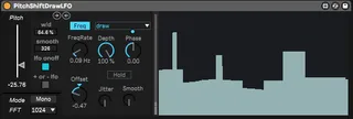 Pitch Shift and Draw LFO screenshot