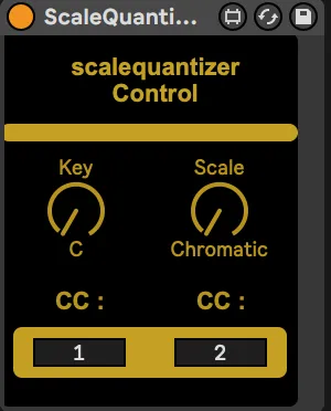 VCV rack Scale Quantizer Controller screenshot