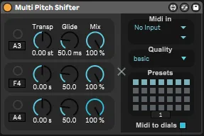 Multi Pitch Shifter screenshot