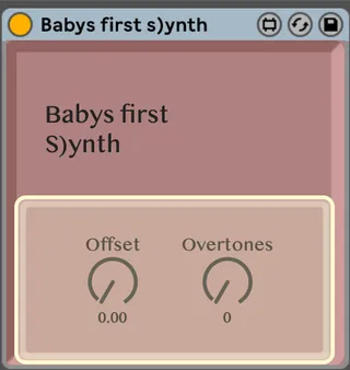 Babys first s.ynth screenshot
