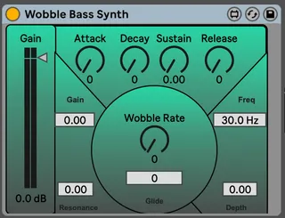 Wobble Bass Synth screenshot