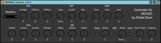 MIDISID Control screenshot