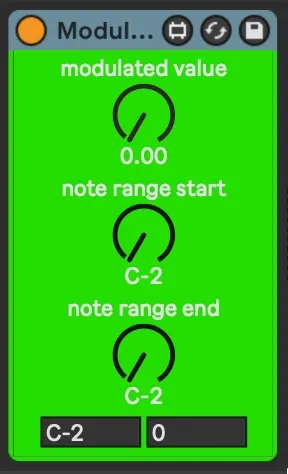 Modulator Constant MIDI Trigger screenshot