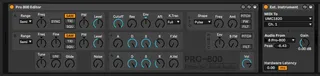 Behringer Pro 800 Editor screenshot