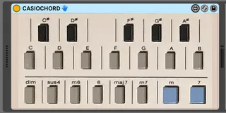 Casiochord screenshot