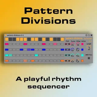 Pattern Divisions - a unique rhythmic sequencer screenshot