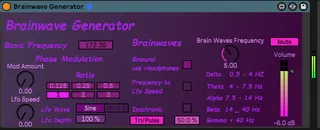 Brainwave Generator screenshot