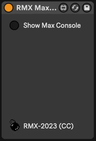 RMX Max Console screenshot