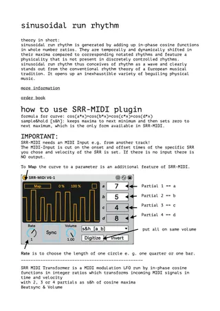 SRR MIDI screenshot