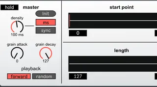 Korg Volca Sample Granulator screenshot