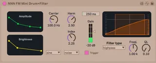 FM Mini Drum Plus Filter screenshot
