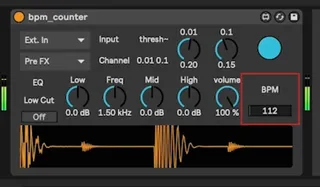 BPM counter screenshot