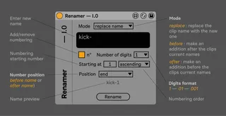 Renamer screenshot