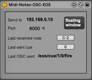 Midi-Notes-OSC-EOS screenshot