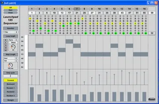 Launchpad 185 Sequencer screenshot