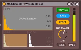 4096 SampleToWavetable Converter screenshot