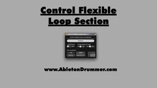 Control Flexible Loop Sections in Arrangement screenshot