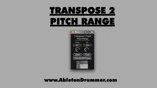 Transpose to Fixed Pitch Range in Ableton screenshot