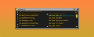 MIDI Explorer screenshot