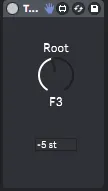 Tuner MIDI screenshot
