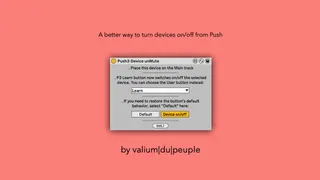 Push3-Device unMute screenshot