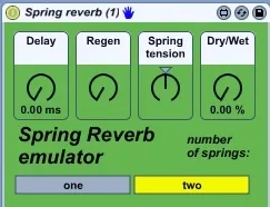 Spring Reverb Emulator screenshot