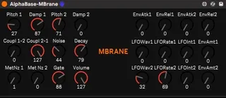 Jomox Alpha Base Control screenshot