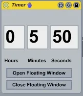 Simple time counter screenshot
