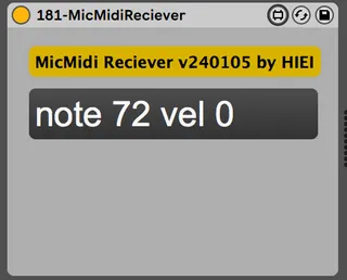 181-MicMidiReciever screenshot