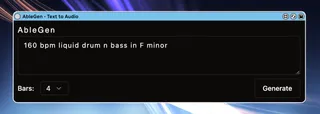 AI Music Generation - AbleGen screenshot